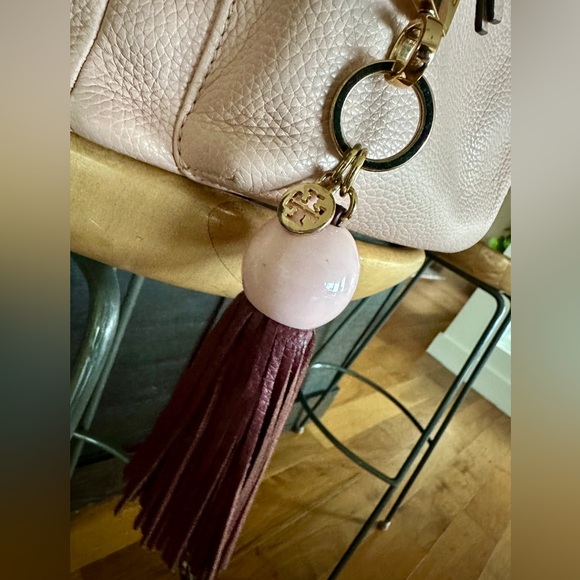 Tory Burch Blush Leather Backpack - Picture 4 of 9